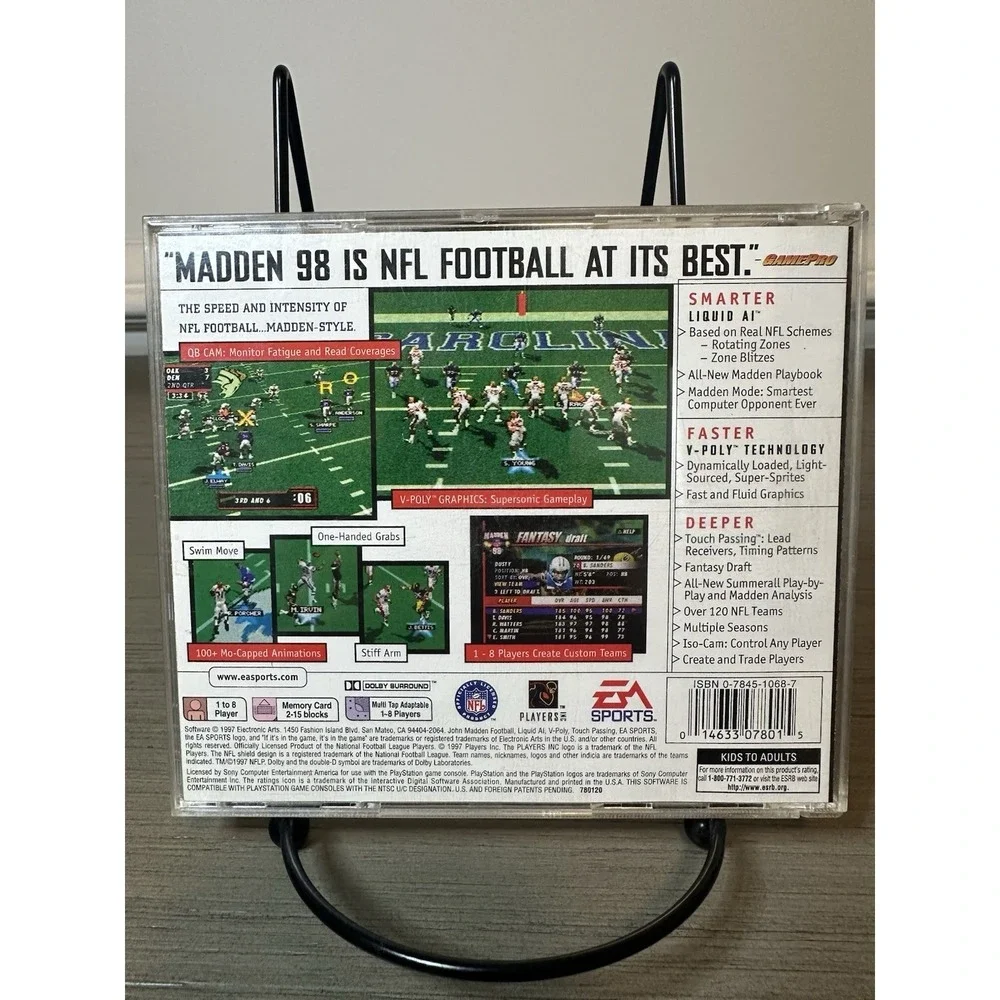 PS1 Madden Games Lot - Madden 97 CIB, Madden 98 CIB